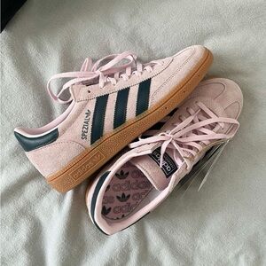 women’s adidas spezial pink & navy
